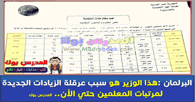 وزير عرقل جدول الأجور الجديد