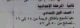  رسمي~ المحذوف من مناهج الصف الاول الاعدادي جميع المواد الترم الثاني 2023