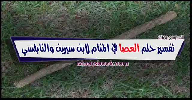 تفسير حلم العصا في المنام لابن سيرين والنابلسي تفسير حلم العصا في المنام لابن سيرين والنابلسي
