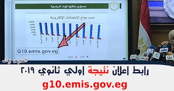 رابط اعلان نتيجة اولي ثانوي 2019 g10.emis.gov.eg بعد مؤتمر وزير التعليم