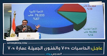 نتيجة تنسيق المرحلة الثانية.. الحاسبات والمعلومات 75% والفنون الجميلة عمارة 70%