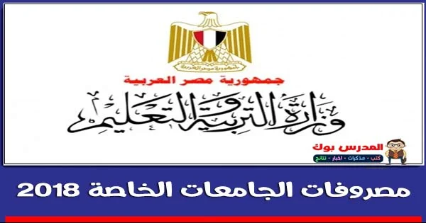 مصروفات الجامعات الخاصة 2018