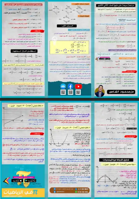 مراجعة ما سبق ديناميكا والباب الاول للصف الثالث الثانوي PDF