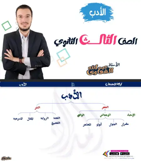 مراجعة ليلة الامتحان ادب للصف الثالث الثانوي PDF PDF