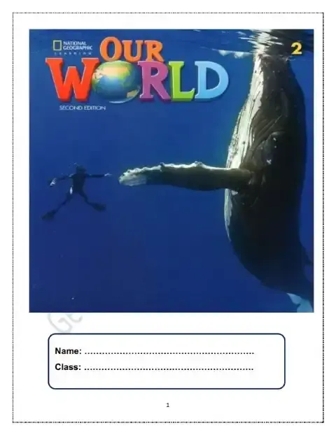 أفضل مذكرة Our world للصف الثاني الابتدائي الترم الاول PDF PDF