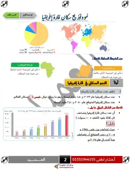 مذكرة الدراسات الاجتماعية للصف الاول الاعدادي الترم الثاني 2025 PDF PDF