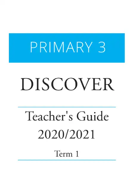دليل معلم Discover للصف الثالث الابتدائي الترم الاول 2024 / 2025 PDF PDF
