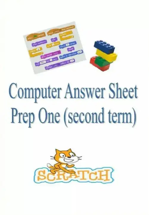 اسئلة اسكراتش كمبيوتر لغات للصف الاول الاعدادى الترم الثاني 2024 PDF بالاجابات PDF