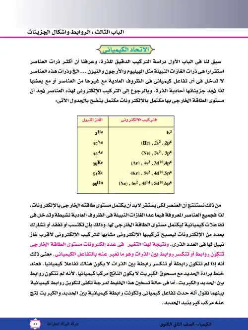 تحميل كتاب الوزارة في الكيمياء للصف الثاني الثانوي الترم الثاني PDF PDF