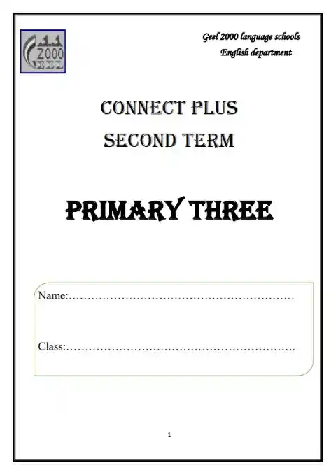 مذكرة Connect Plus 3 للصف الثالث الابتدائي الترم الثاني 2024 PDF PDF