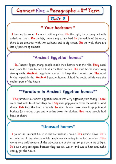 براجرافات انجليزي للصف الخامس الابتدائي الترم الثاني 2023 PDF PDF