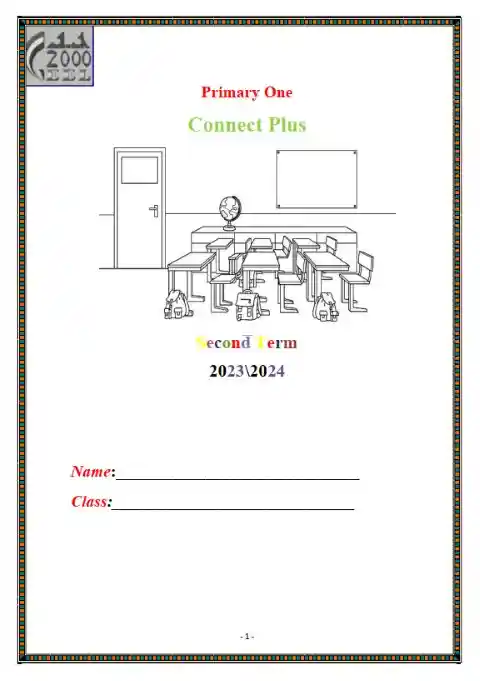 مذكرة Connect Plus 1 للصف الاول الابتدائي الترم الثاني 2025 / 2024 PDF PDF