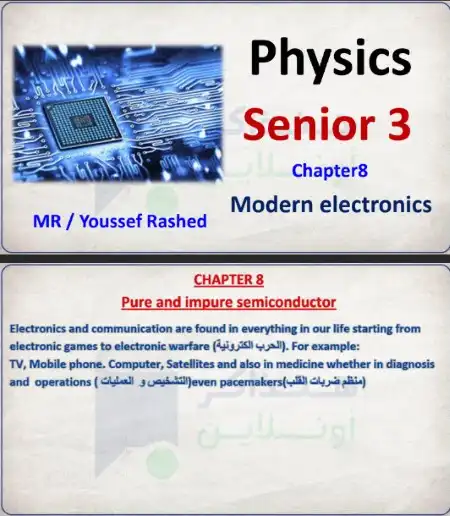مراجعة الباب الثامن physics للصف الثالث الثانوي 2023 منصة هنذاكر اون لاين PDF PDF