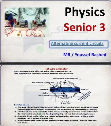 مراجعة الباب الرابع physics للصف الثالث الثانوي 2023 منصة هنذاكر اون لاين PDF PDF