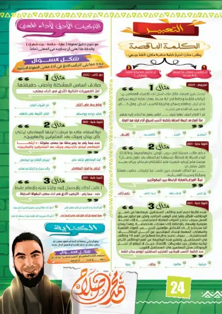 مراجعة التعبير للصف الثالث الثانوي مستر محمد صلاح PDF 2023 PDF