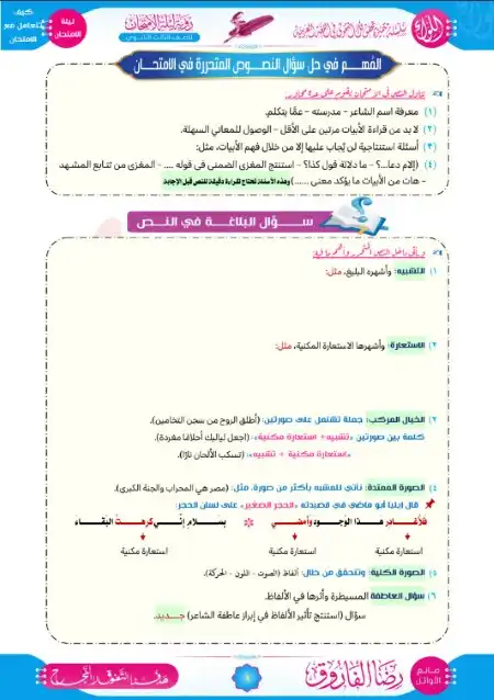 كيف تتعامل مع الورقة الامتحانية مستر رضا الفاروق 2023 للصف الثالث الثانوي PDF PDF