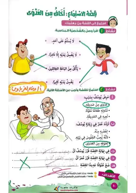 حل كتاب اللغة العربية للصف الثالث الابتدائي PDF الترم الاول 2024 / 2025 PDF