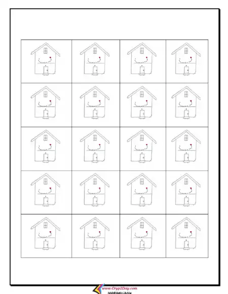 مذكرة تعلم كتابة الحروف العربية بالكتابة على النقاط PDF PDF