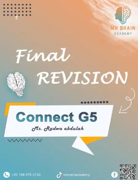 مراجعة اللغة الانجليزية للصف الخامس الابتدائي الترم الثاني 2024 PDF بالحل PDF