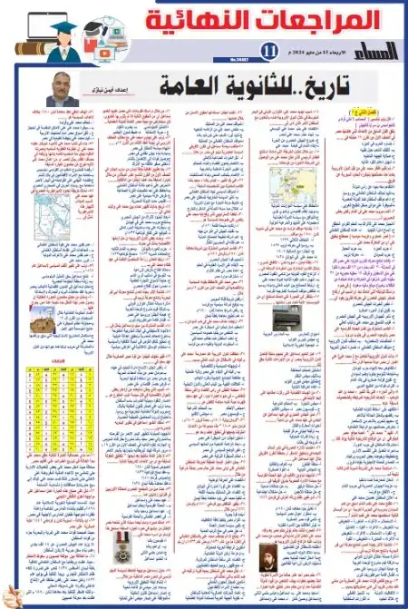 مراجعة الجمهورية تاريخ تالتة ثانوي نسخة 15 مايو 2024 PDF PDF