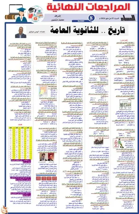 مراجعة الجمهورية تاريخ تالتة ثانوي نسخة 25 مايو 2024 PDF PDF