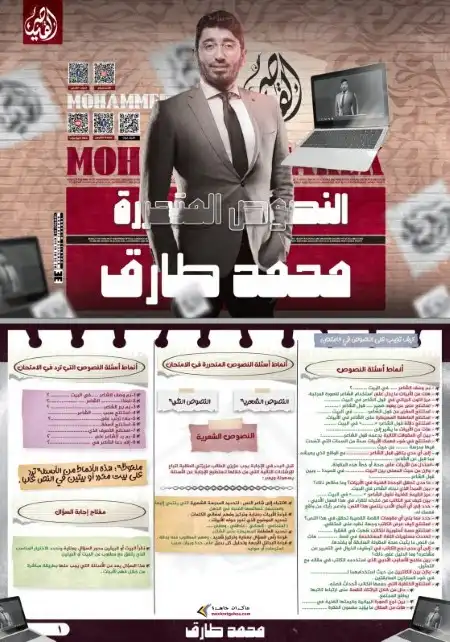 مراجعة النصوص المتحررة للصف الثالث الثانوي 2024 PDF مستر محمد طارق PDF
