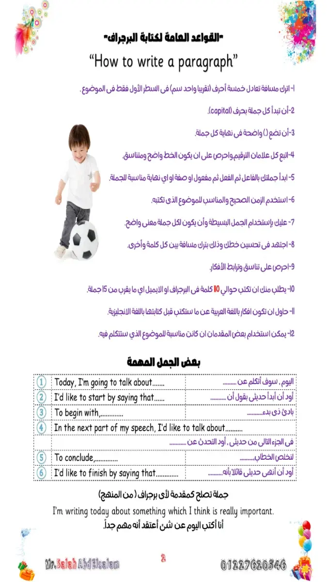 اهم براجرافات اللغة الانجليزية للصف الثالث الاعدادي الترم الثاني PDF 2026 PDF
