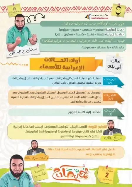 ثوابت نحوية PDF بسطتهالك مستر محمد صلاح PDF