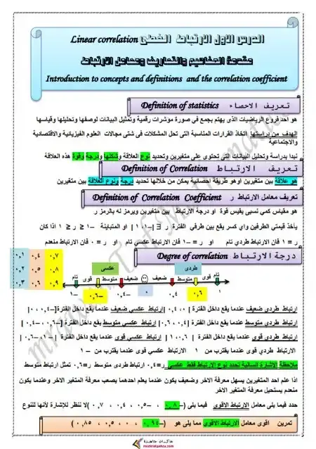 حل كتاب الاحصاء للصف الثالث الثانوي الترم الاول PDF PDF