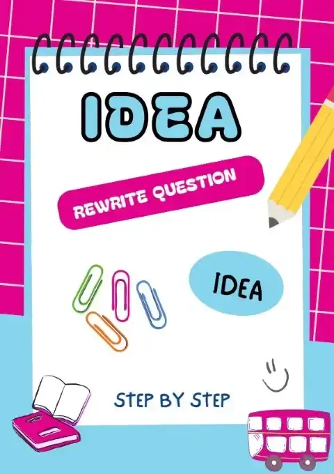 شرح التعامل مع سؤال Rewrite للمرحلة الاعدادية PDF PDF