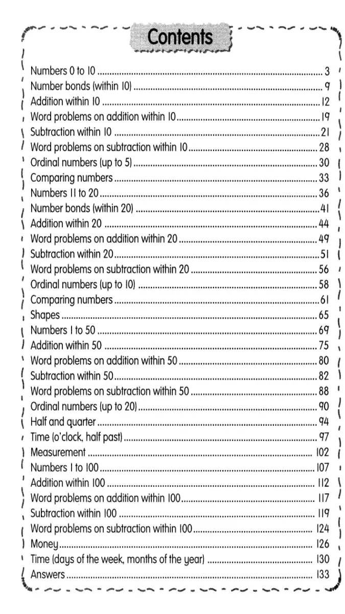 تحميل كتاب تأسيس Math للأطفال PDF تدريبات بالاجابات PDF