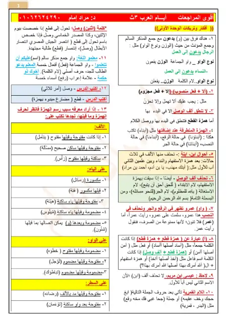 اقوى مراجعة وتريكات نحو للصف الثالث الثانوي PDF PDF