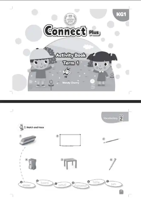 تحميل كتاب الوزارة Connect Plus KG1 الترم الاول PDF كتاب النشاط PDF