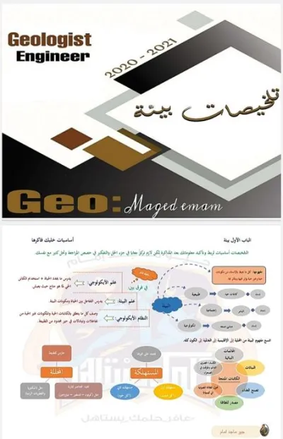 ملخص الباب الأول جيولوجيا للصف الثالث الثانوي PDF