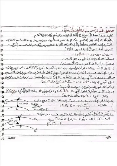 الباب السادس فيزياء للصف الثالث الثانوي PDF