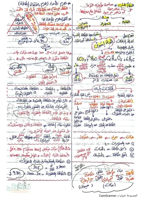 ملخص أول 3 دروس علوم متكاملة أولى ثانوي ترم ثاني PDF