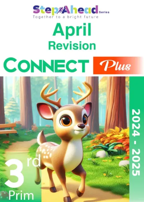 بالإجابات أهم اسئلة امتحان ابريل 2025 في الإنجليزي connect plus لثالثة ابتدائي Step Ahead PDF