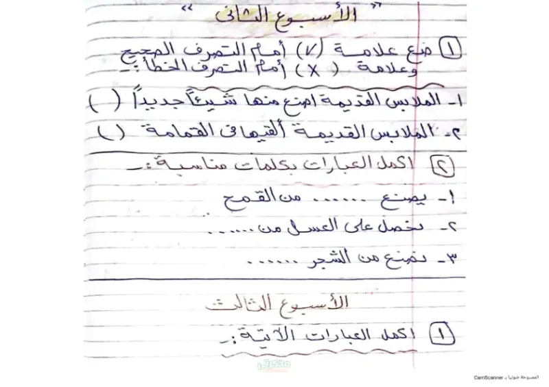 تقييمات اكتشف ومتعدد التخصصات لأولى ابتدائي الترم الثاني PDF